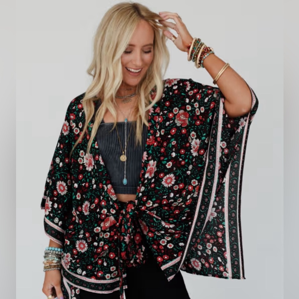 Floral Kimono